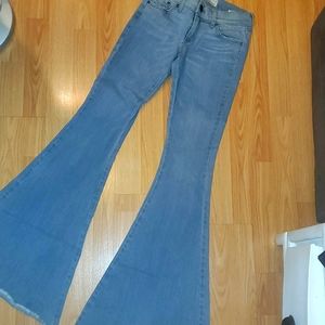 Free People sz 25 skinny Bell bottoms